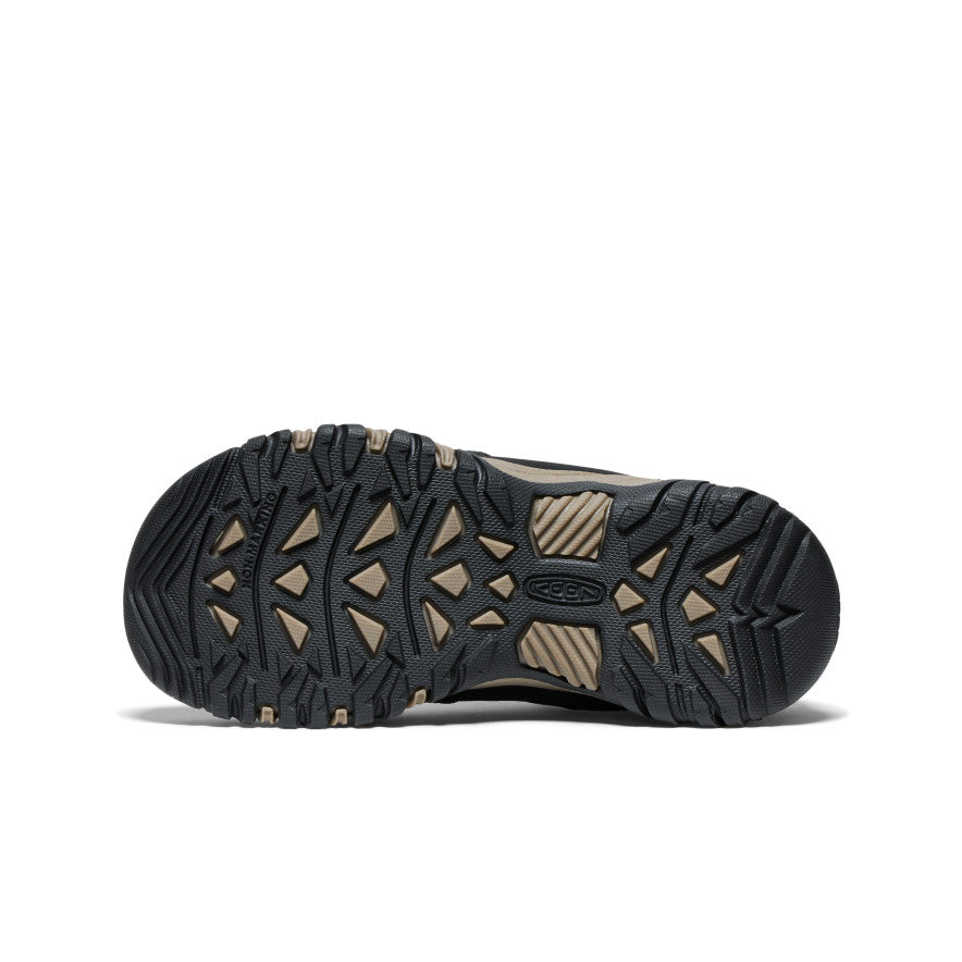 Keen Big Kids' Targhee IV Waterproof Hiking Shoe | Dark Olive/Gold Flame