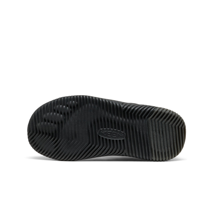 Keen Big Kids' KNX Leather Sneaker | Triple Black