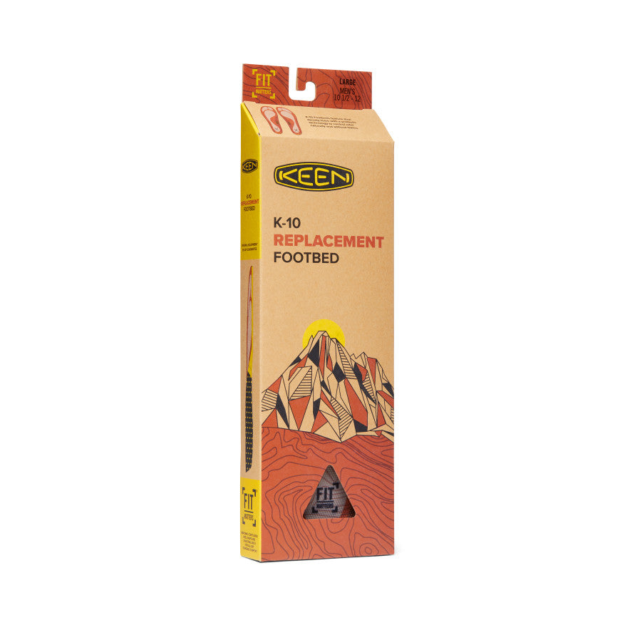 Keen Men's Outdoor K-10 Replacement Insole | Burnt Orange