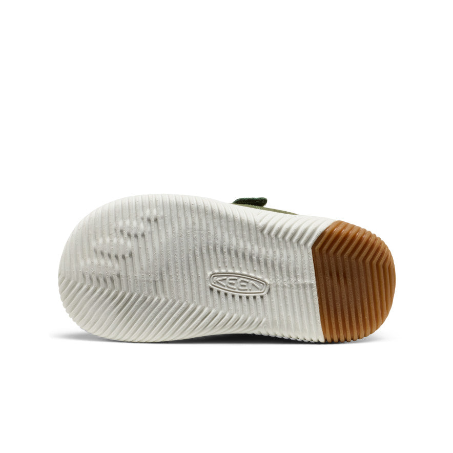 Keen Little Kids' KNX T-Toe Sneaker | Bronze Green/Star White