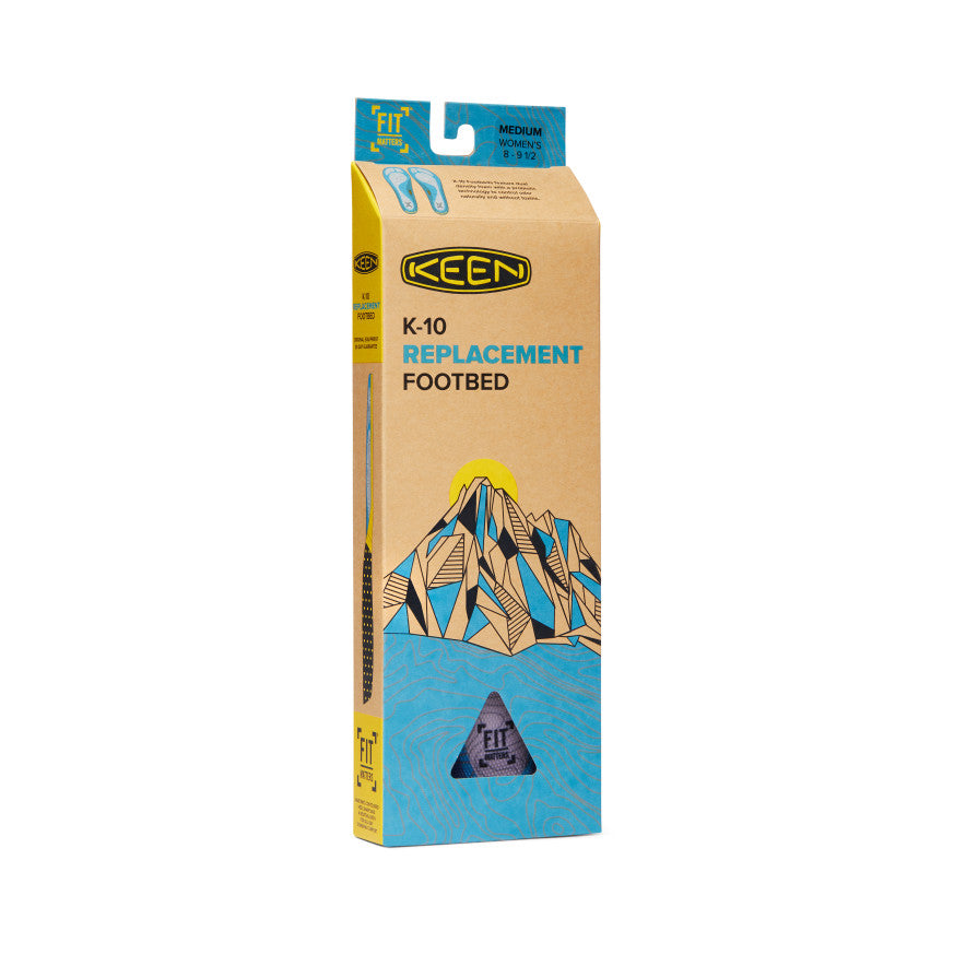 Keen Women's Outdoor K-10 Replacement Insole | Ocean Blue