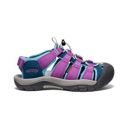 Keen Big Kids' Newport Boundless Sandal | Legion Blue/Willowherb