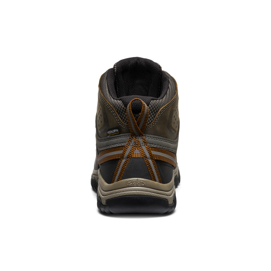 Keen Men's Targhee III Waterproof Mid Wide | Black Olive/Golden Brown