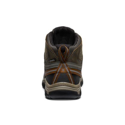 Keen Men's Targhee III Waterproof Mid Wide | Black Olive/Golden Brown