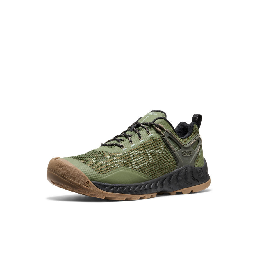 Keen Men's NXIS EVO Waterproof Shoe | Bronze Green/Brindle
