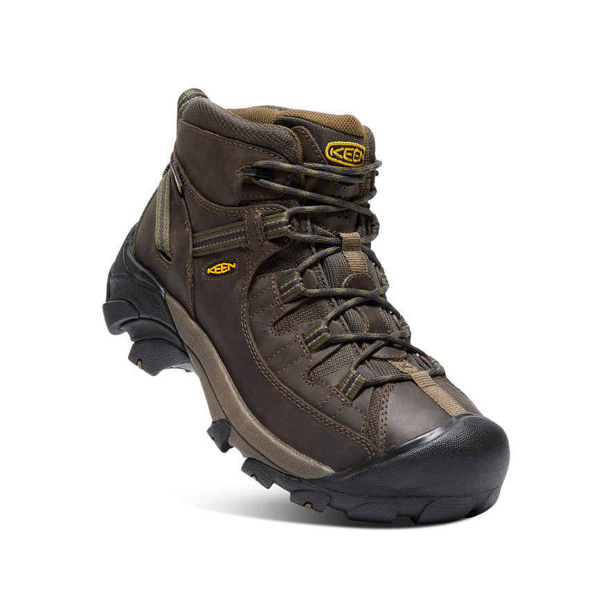 Keen Men's Targhee II Waterproof Mid Wide | Canteen/Dark Olive