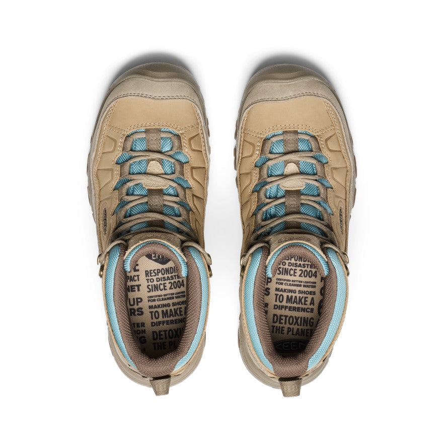 Keen Women's Targhee IV Waterproof Hiking Boot | Safari/Reef Waters