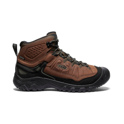 Keen Men's Targhee IV Wide Waterproof Hiking Boot | Bison/Black