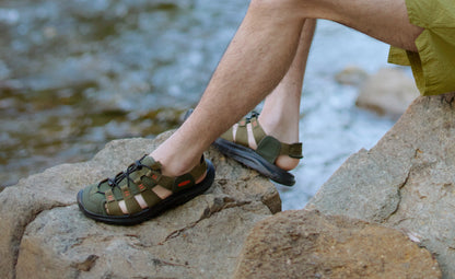 Keen Men's Seanik H2 Sandal | Naval Academy/Gold Flame