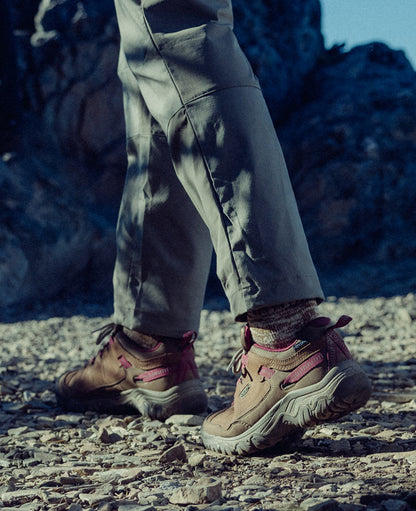 Keen Women's Targhee IV Wide Waterproof Hiking Shoe | Alloy/Granite Green