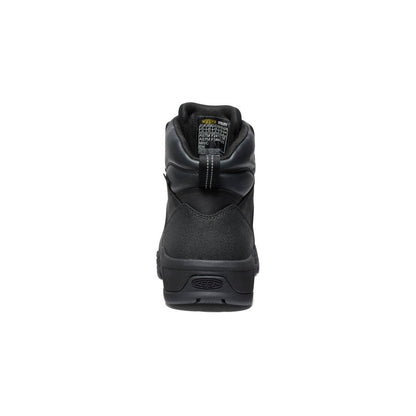 Keen Men's Evanston 6" Waterproof Boot (Carbon Toe) | Black/Black