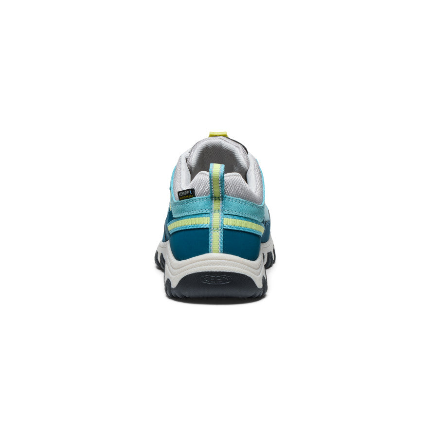 Keen Big Kids' Targhee IV Waterproof Hiking Shoe | Reef Waters/Daiquiri Green