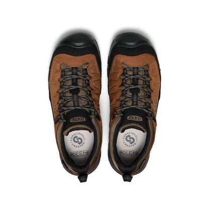 Keen Men's Targhee IV Waterproof Hiking Shoe | Bison/Black