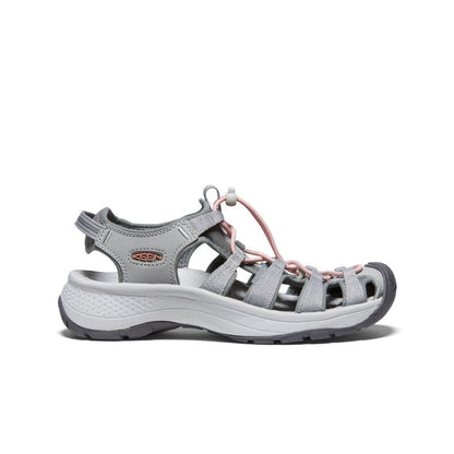 Keen Women's Astoria West Sandal | Grey/Coral