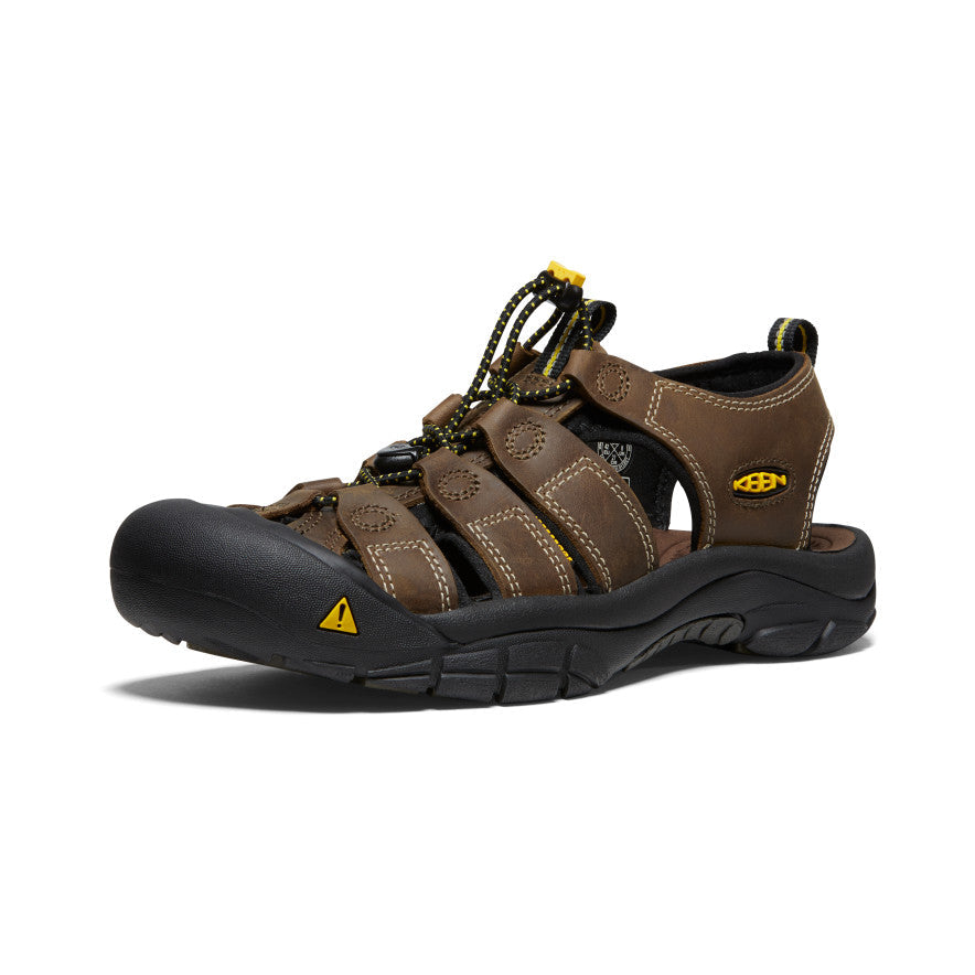 Keen Men's Newport Leather Sandal | Bison