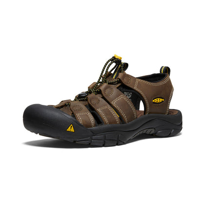 Keen Men's Newport Leather Sandal | Bison