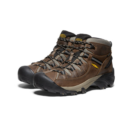 Keen Men's Targhee II Waterproof Mid Wide | Shitake/Brindle