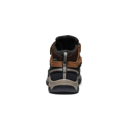 Keen Little Kids' Targhee IV Waterproof Hiking Boot | Bison/Brindle