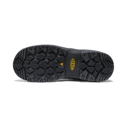 Keen Men's Evanston 6" Waterproof Boot (Carbon Toe) | Black/Black