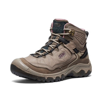 Keen Women's Targhee IV Wide Waterproof Hiking Boot | Brindle/Nostalgia Rose