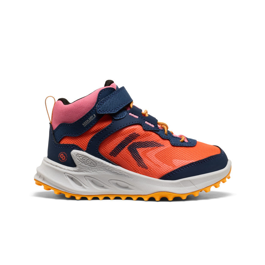 Keen Little Kids' Zionic Waterproof Hiker | Naval Academy/Nasturtium