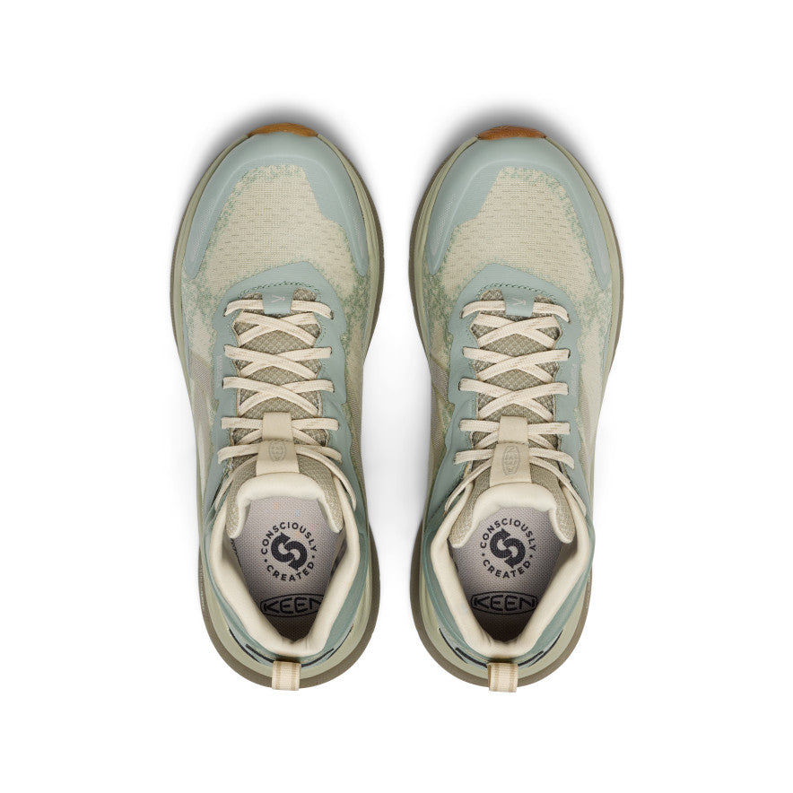 Keen Women's Leiki Waterproof Hiking Boot | Iceberg Green/Birch