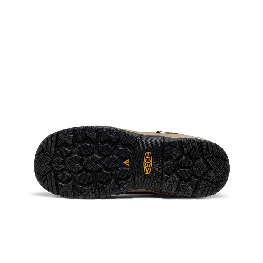 Keen Men's Skokie Waterproof Work Boot (Carbon Toe) | Dark Earth/Black
