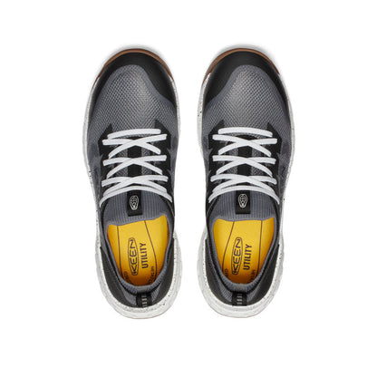 Keen Men's Arvada Shift Work Sneaker (Carbon Toe) | Steel Grey/Gum