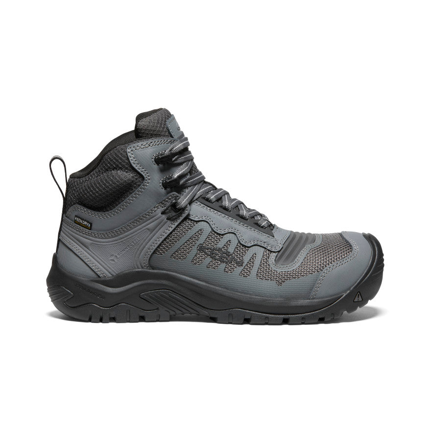 Keen Men's Reno Mid Waterproof (Carbon Toe) | Magnet/Black
