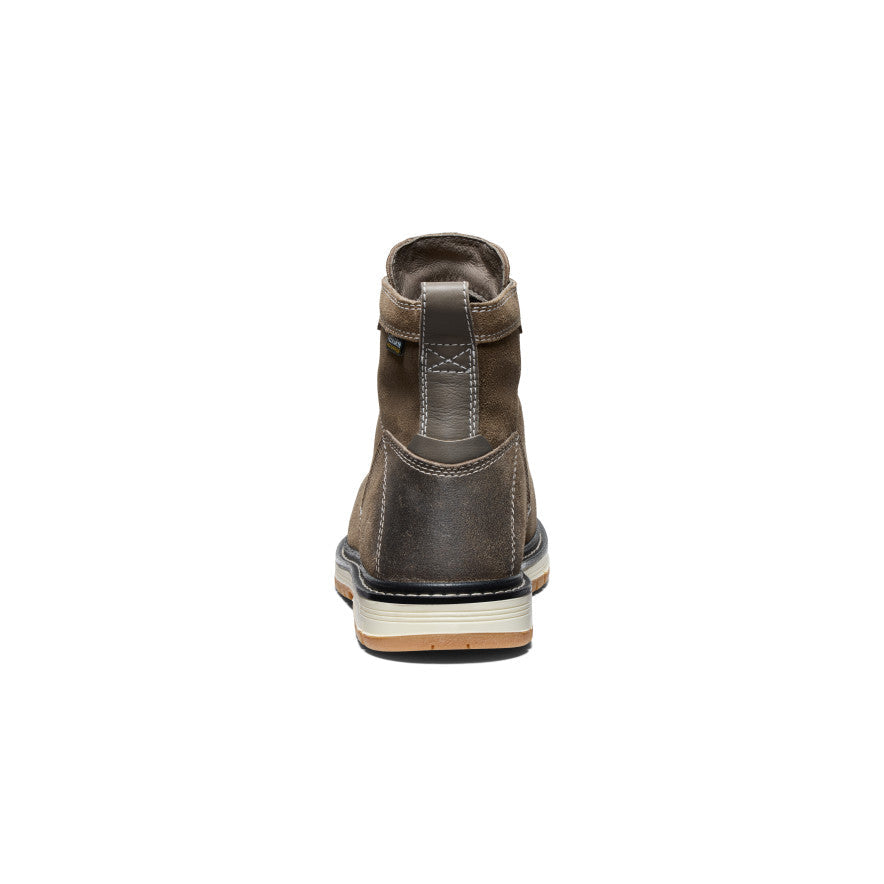 Keen Women's San Jose 6" Waterproof 90° Heel Boot (Aluminum Toe) | Steel Grey/Gum