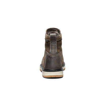 Keen Women's San Jose 6" Waterproof 90° Heel Boot (Aluminum Toe) | Steel Grey/Gum