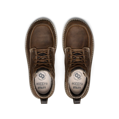Keen Women's San Jose 6" Waterproof Boot (Aluminum Toe) | Cascade Brown/Gum
