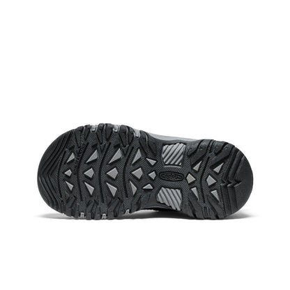 Keen Little Kids' Targhee IV Waterproof Hiking Shoe | Black/Steel Grey