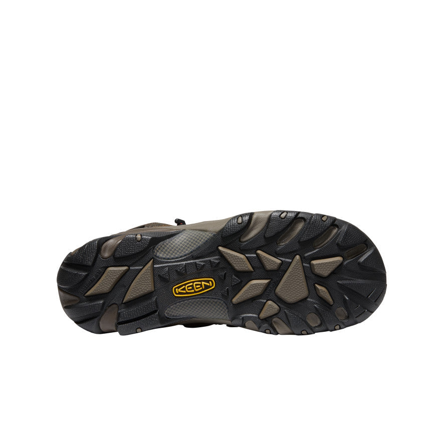 Keen Men's Lansing Mid Waterproof (Steel Toe) | Cascade Brown/Brindle
