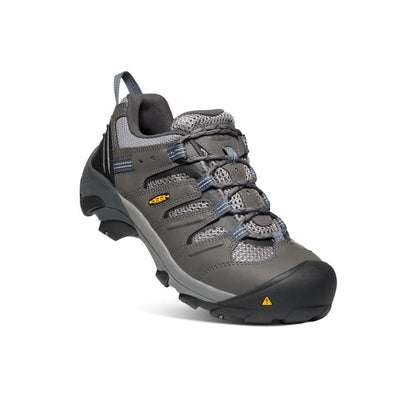 Keen Men's Lansing Low (Steel Toe) | Magnet/Majolica Blue