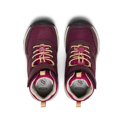 Keen Little Kids' Skua Waterproof Boot | Fig/Peach Fuzz