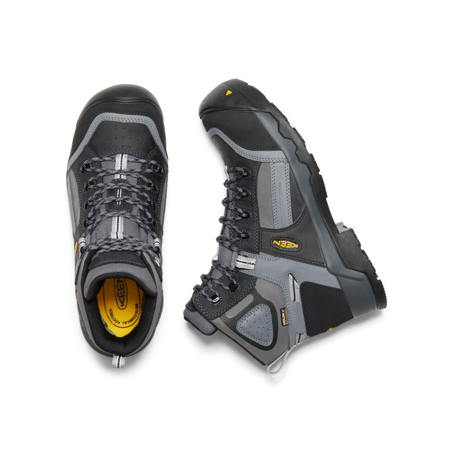 Keen Men's Davenport 6" Insulated Waterproof Boot (Composite Toe) | Magnet/Steel Grey