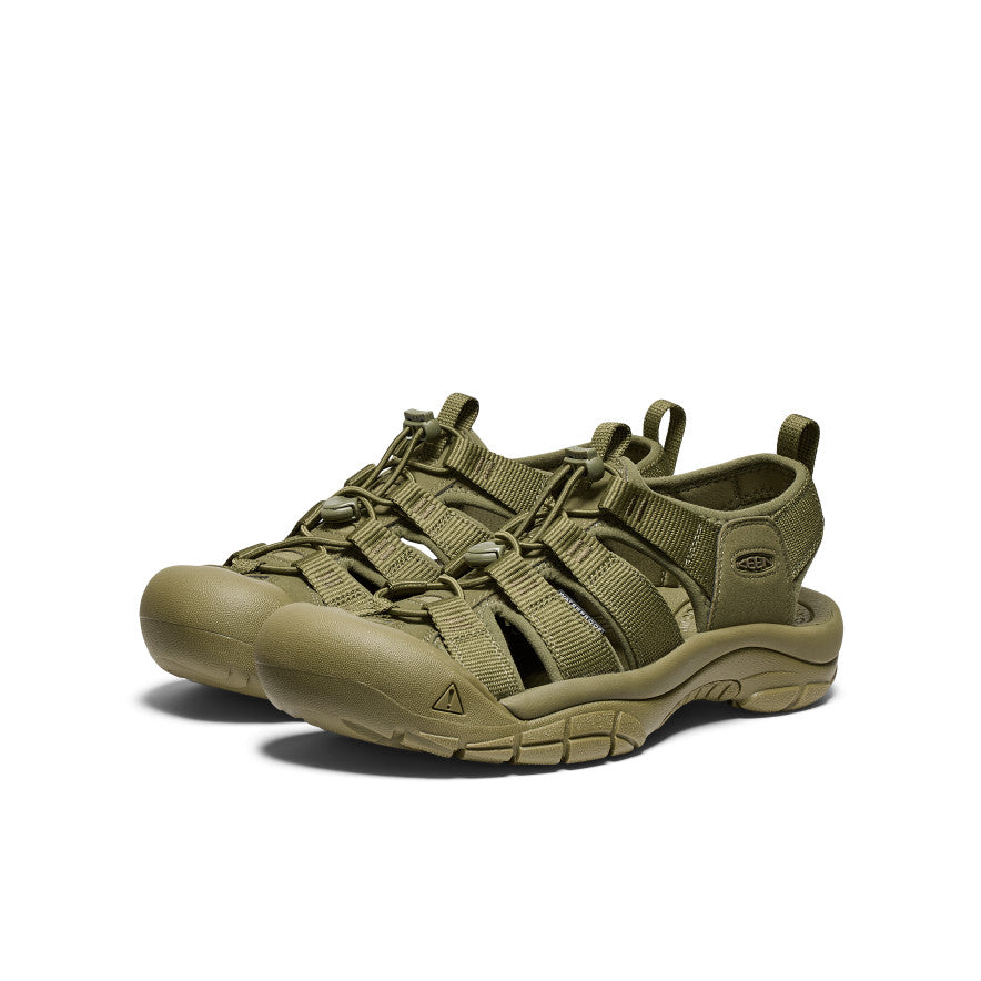 Keen Men's Newport H2 Sandal | Monochrome/Olive Drab