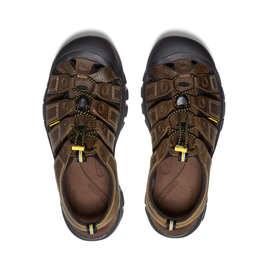 Keen Men's Newport Leather Sandal | Bison