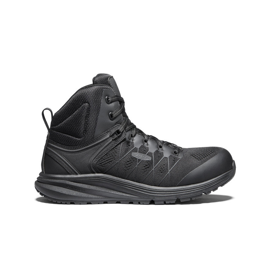 Keen Men's Vista Energy Mid (Carbon Toe) | Black/Raven