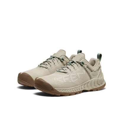 Keen Women's NXIS EVO Waterproof Shoe | Abbey Stone/Iceberg Green