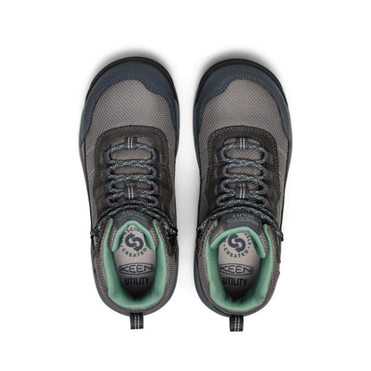 Keen Women's Skokie Waterproof Work Boot (Carbon Toe) | Magnet/Black