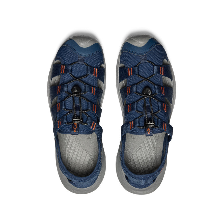 Keen Men's Seanik H2 Sandal | Naval Academy/Gold Flame