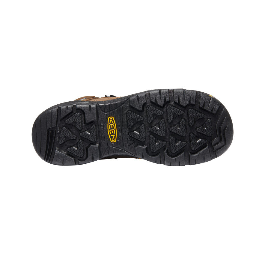 Keen Men's Troy 6" Waterproof Boot (Carbon Toe) | Dark Earth/Black