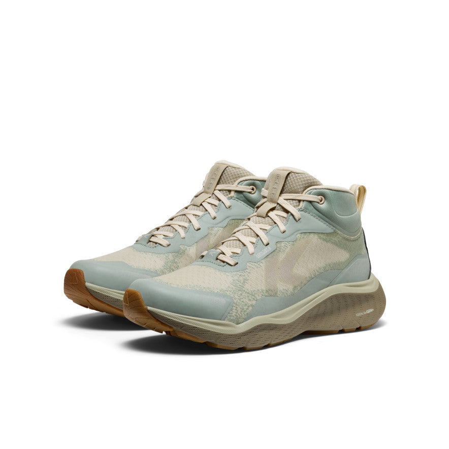 Keen Women's Leiki Waterproof Hiking Boot | Iceberg Green/Birch