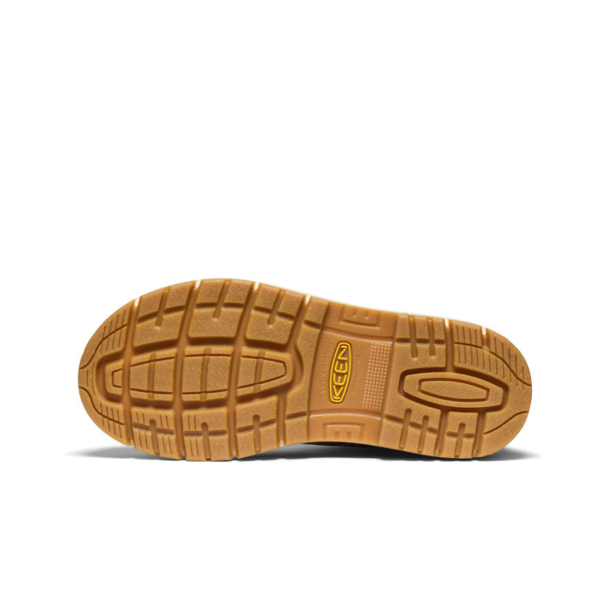 Keen Women's San Jose 6" Waterproof 90° Heel Boot (Aluminum Toe) | Steel Grey/Gum