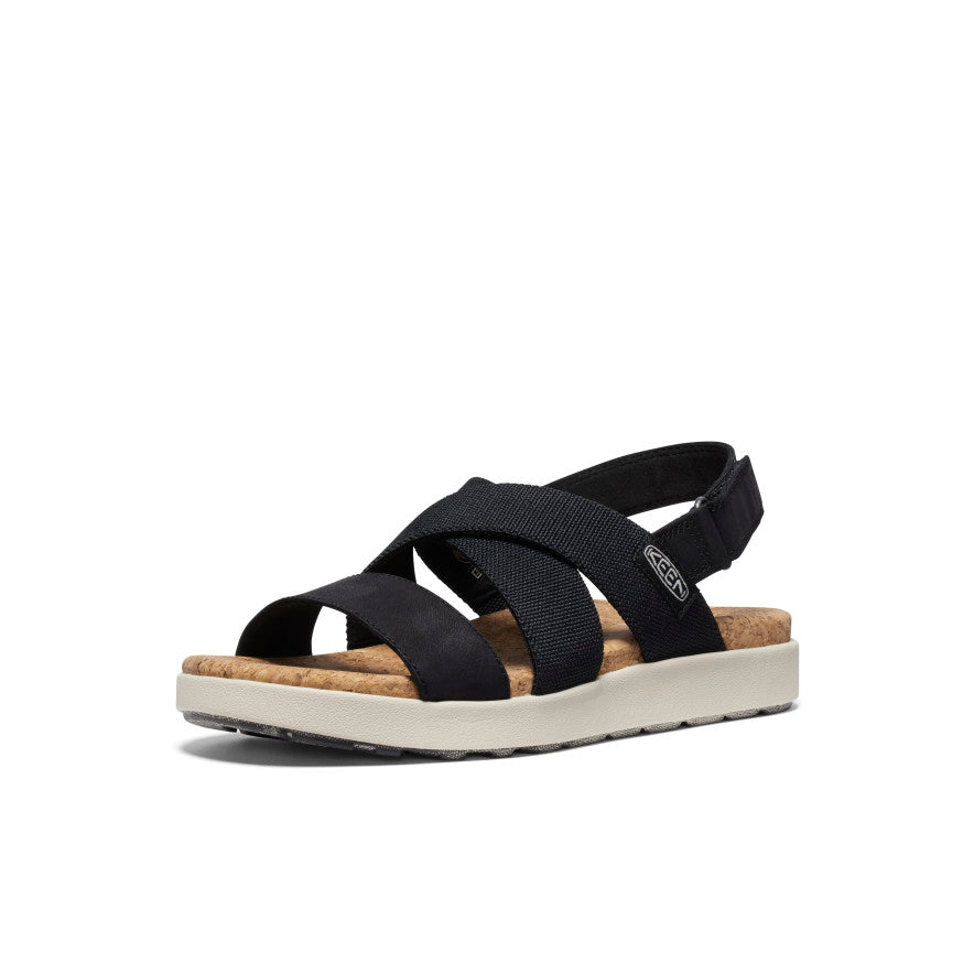 Keen Women's Elle Criss Cross Sandal | Black/Birch