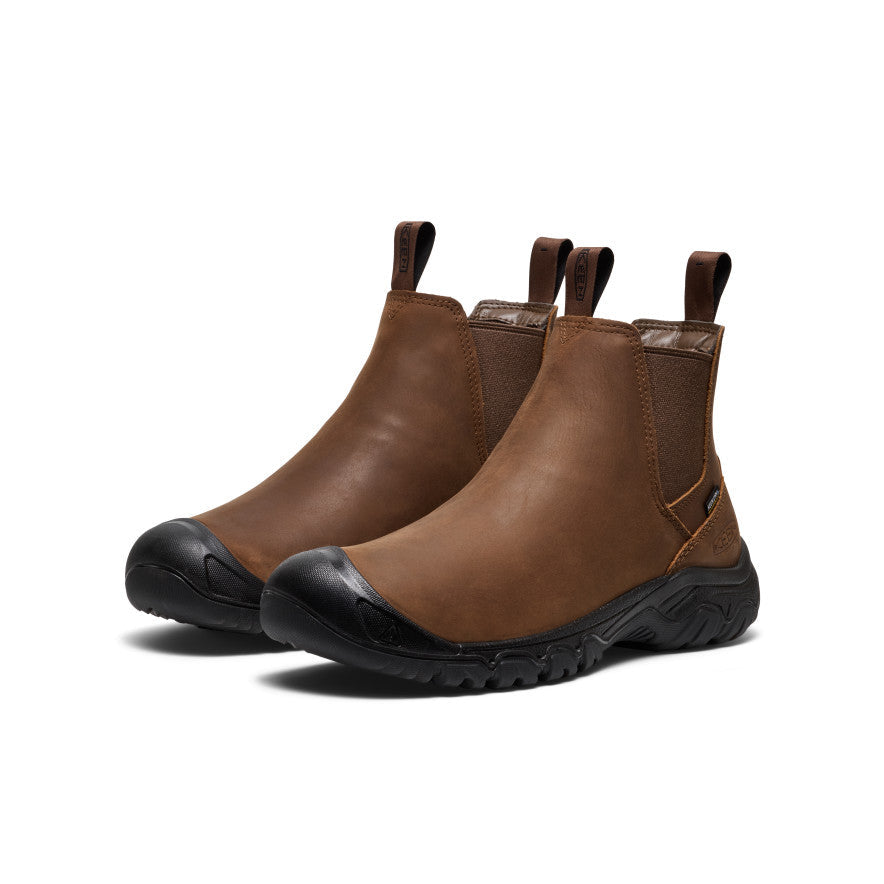 Keen Men's Anchorage IV Waterproof Boot | Dark Earth/Black