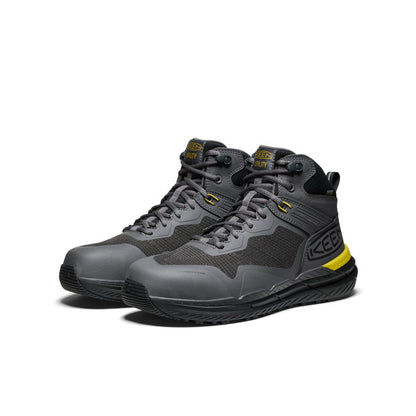 Keen Men's Synchro Waterproof Work Boot (Carbon Toe) | Magnet/Black