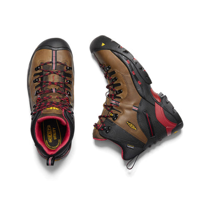 Keen Men's Pittsburgh 6" Waterproof Boot (Steel Toe) | Bison
